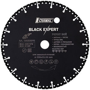 Круг алмазный BLACK EXPERT 230 мм DIAMAL