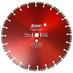 Круг алмазный  350 мм DMTP10S350.20 DIAMAL 