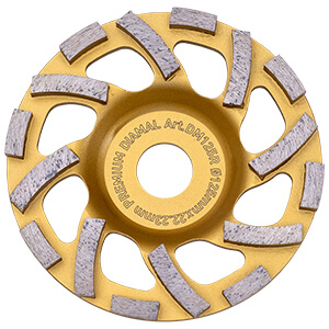 Чашка алмазная 125 мм PREMIUM DIAMAL 
