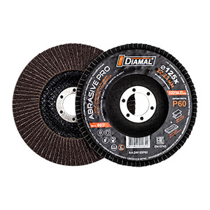 Круг шлифовальный лепестковый торцевой  125 мм зернистость P60 ABRASIVE PRO DIAMAL 