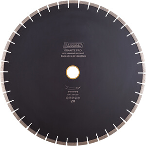 Круг алмазный 600 мм ( звонкий ) серия GRANITE PRO DM1209 DIAMAL 