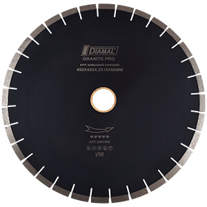 Круг алмазный 450 мм ( звонкий ) серия GRANITE PRO DM1406 DIAMAL 
