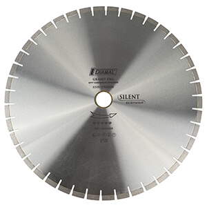 Круг алмазный Ø 650 мм ( бесшумный ) серия GRANITE PRO DM161GR DIAMAL 